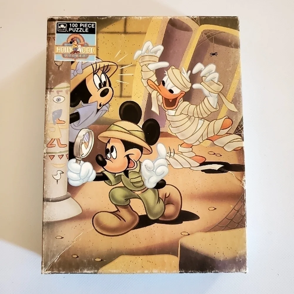 Golden Hollywood Mickey Vintage 100 Piece Puzzle #4095